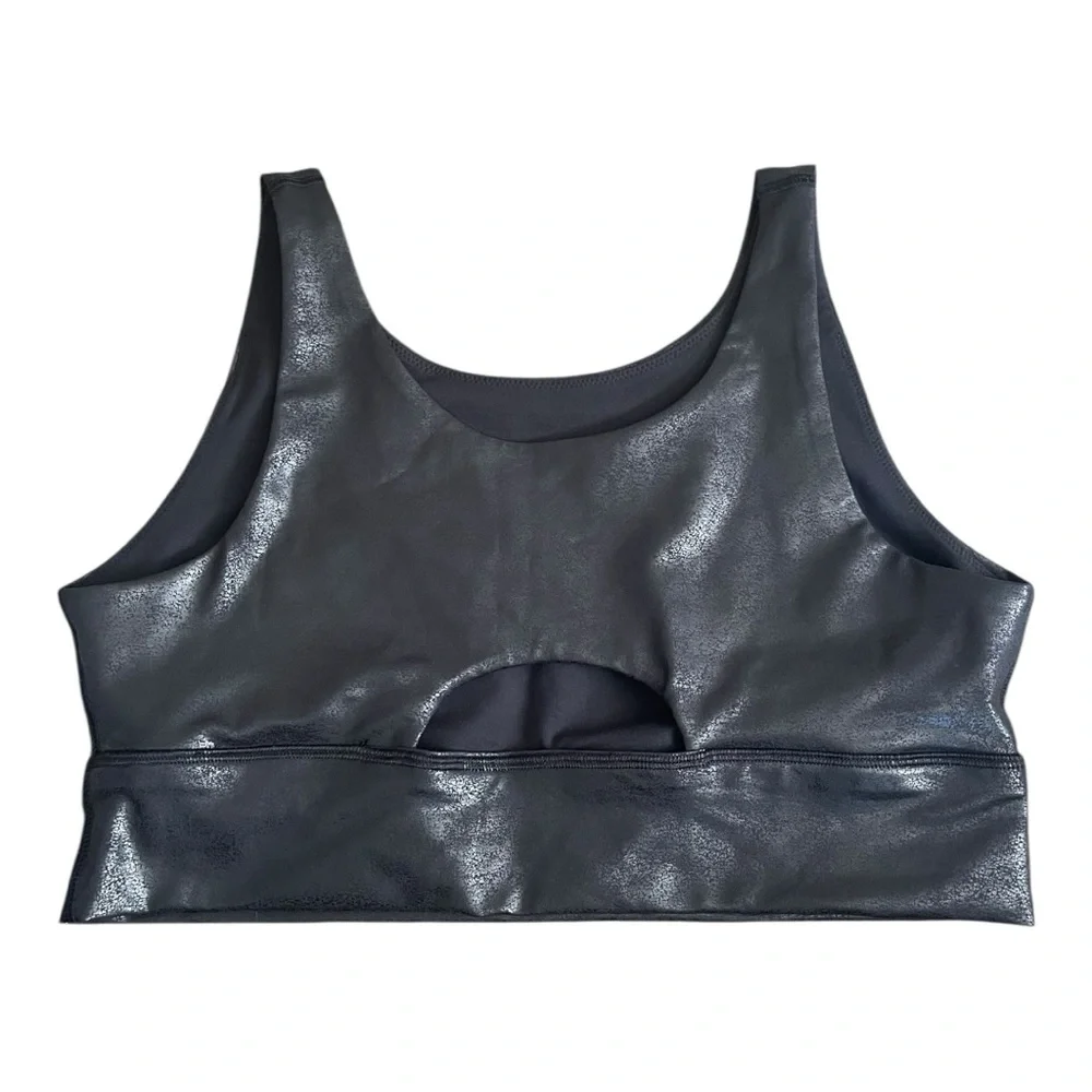 Aerie OFFLINE Faux Leather Sports Bra | XL
Med Support - Picture 2 of 3